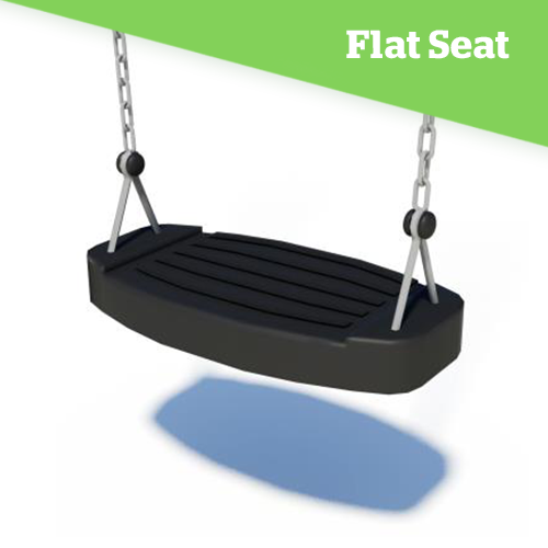 black plastic swing seat